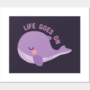 BTS whale plush life goes on Posters and Art